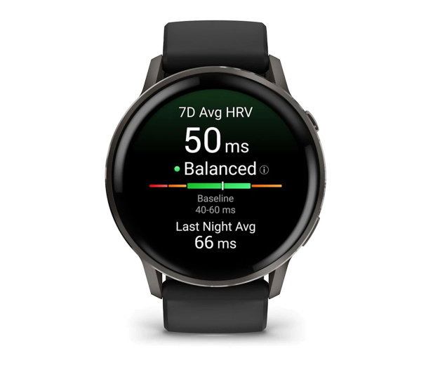 Garmin Venu 4 Slate 45mm z czarnym paskiem - 1363879 - zdjęcie 2
